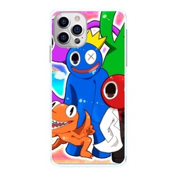Capa de Celular Rainbow Friends Coloridos Personagens Capinha