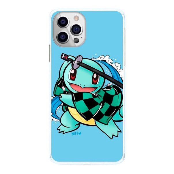 Capinha Squirtle Tanjiro Demon Slayer Pokemon Capa Para Celular