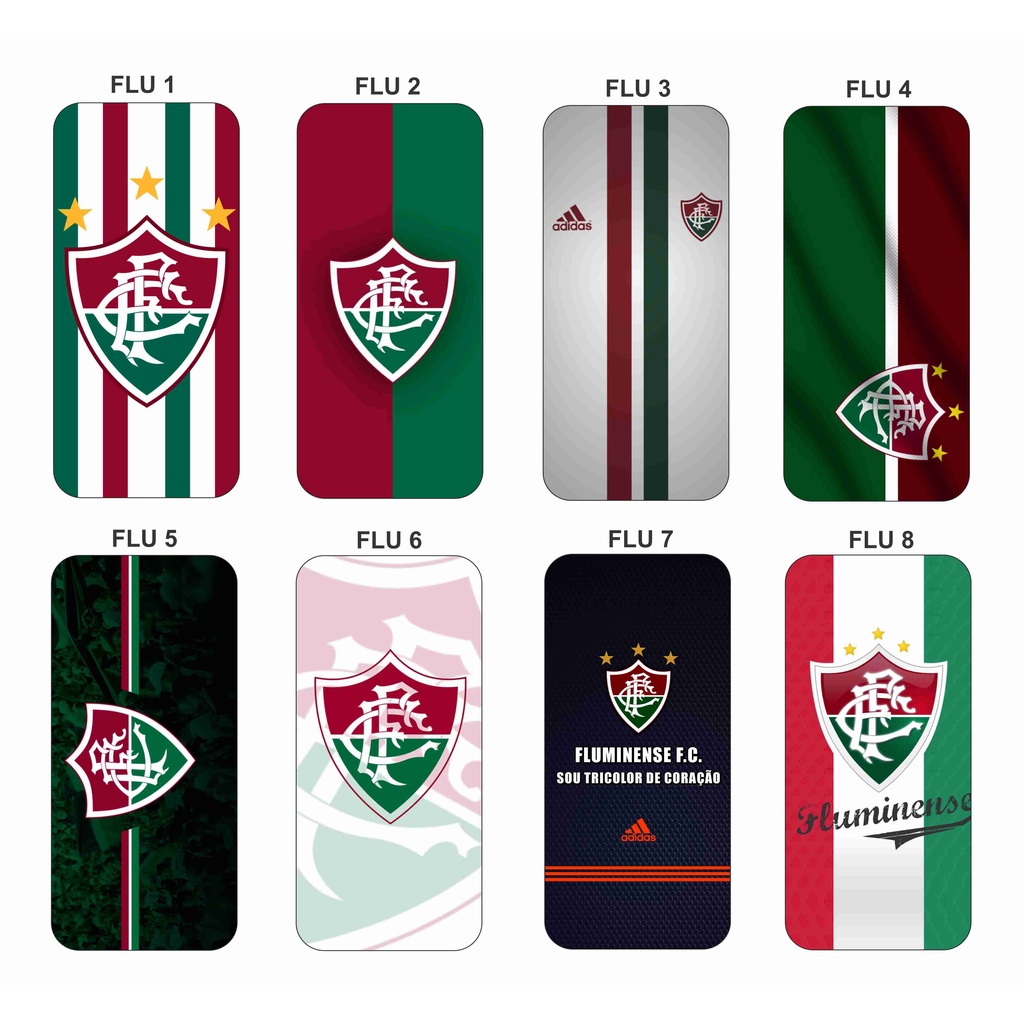 Capinha Capa para celular Fluminense Samsung Galaxy M10 M20 M21 M21S M30 M31 M32 M51 M52 M62 J2 J4 J6 J5 J7 J8 Prime Plus Pro Metal Core Note 8 Note 9 Note 10 Note 20 Ultra