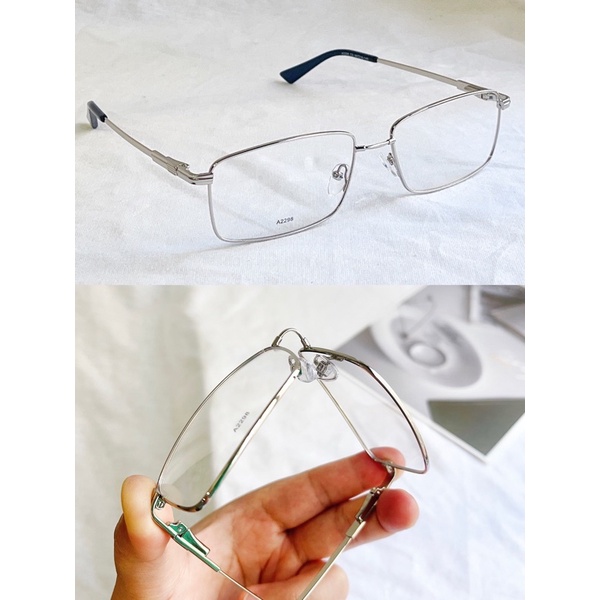 Armação de óculos Masculino Titanium / Flexível Og / Aro Fechado Leve 2298