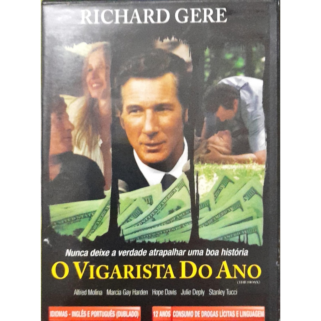 Dvd Original Richard Gere O Vigarista Do Ano