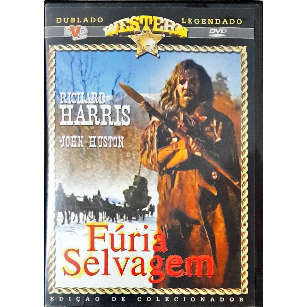 Dvd Original Richard Harris Fúria Selvagem