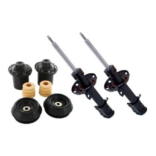 Par Amortecedor+kit Batente Dianteiro Agile 09/12
