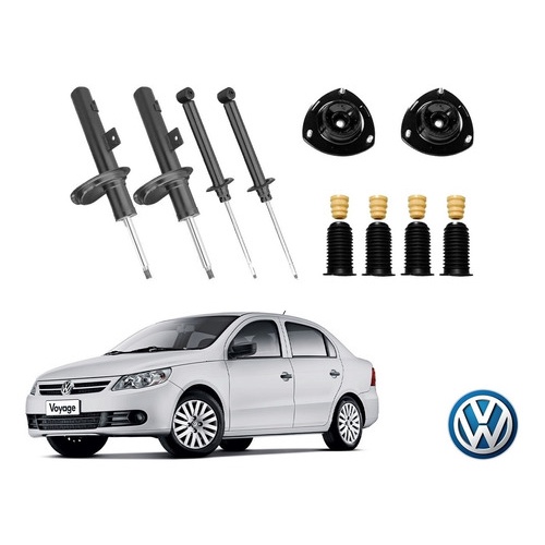 Suspensão Amortecedor+kit Batente Voyage 2009 2010 2011 2012