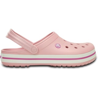 Sandália crocs crocband pearl pink/wild orchid