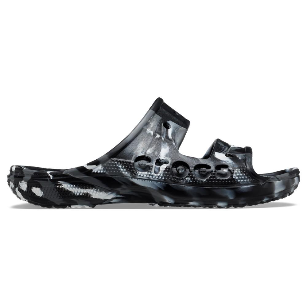 Sandália crocs baya marbled sandal  black/multi - Men Shoes