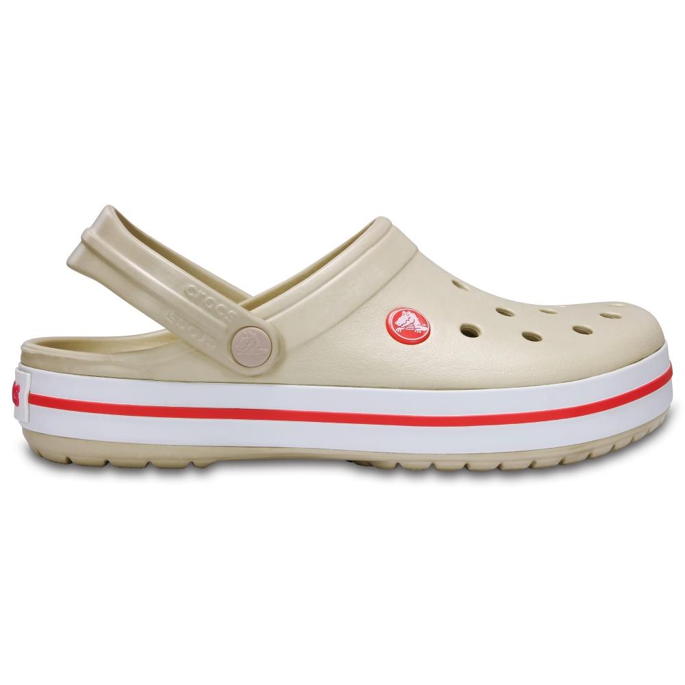 Sandália crocs crocband stucco/melon