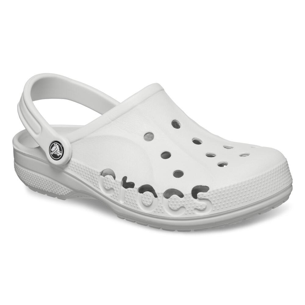 Sandália crocs baya white em Oferta na Shopee