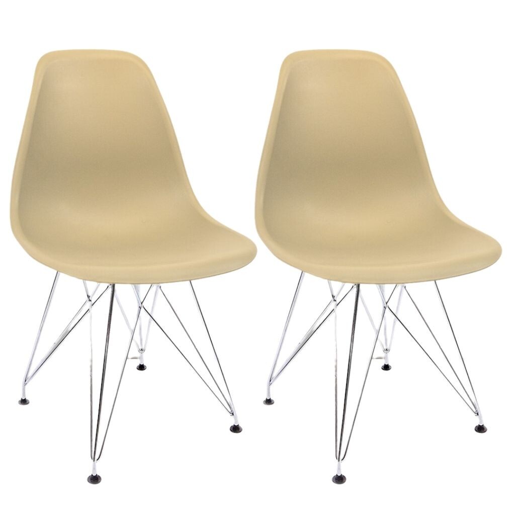 CADEIRA EAMES PP FENDI EIFFEL CROMADA CX2