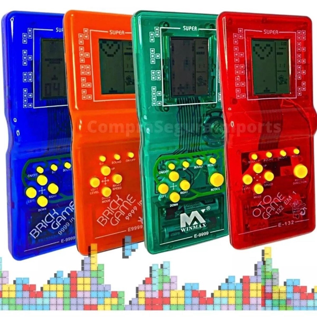Super Mini Game Portátil 132 In 1 Brick Game Retro