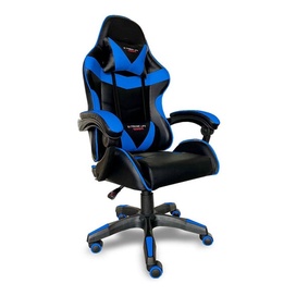 Cadeira De EscritÃ³rio Gamer Drakon ELG ErgonÃ´mica Azul/preto