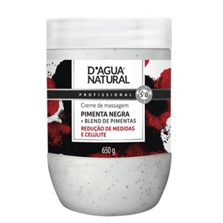 Creme De Massagem Termoativo Redutor Pimenta Negra Blend De Pimentas D
