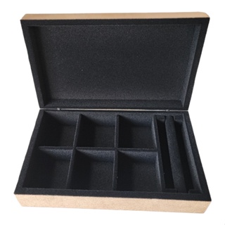 Caixinha De Mdf Para Joias E Bijuterias Caixa Baú Luxo Aveludado veludo anel e brincos em Oferta na Shopee