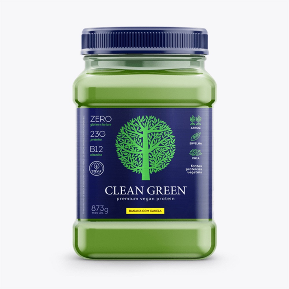 Proteína Vegana Clean Green 873g - Cellgenix