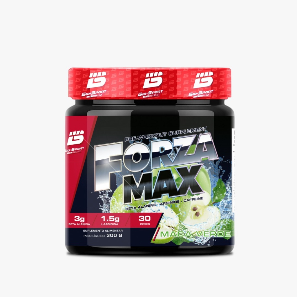 Pré-Treino Termogênico Forza Max 300g - Bio Sport USA