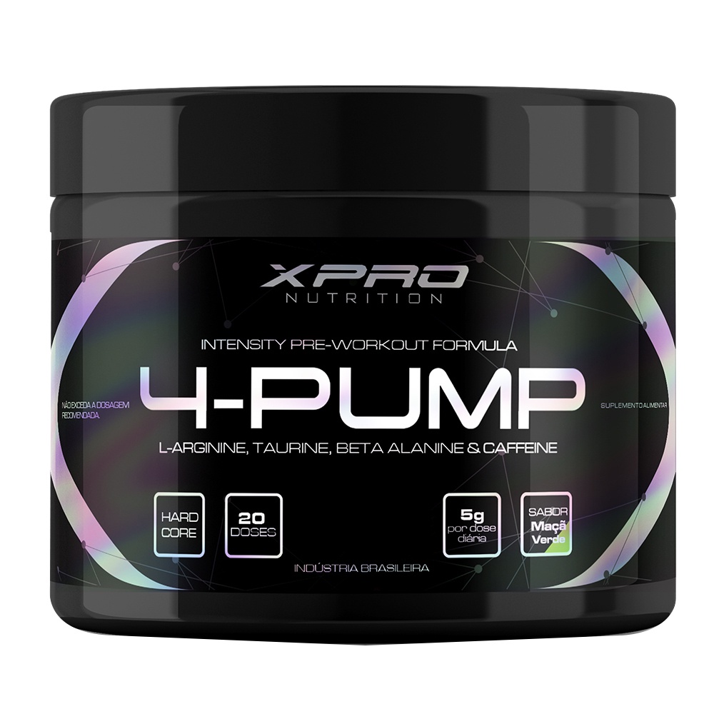 Pré-Treino 4 Pump 250g - XPro Nutrition em Oferta na Shopee