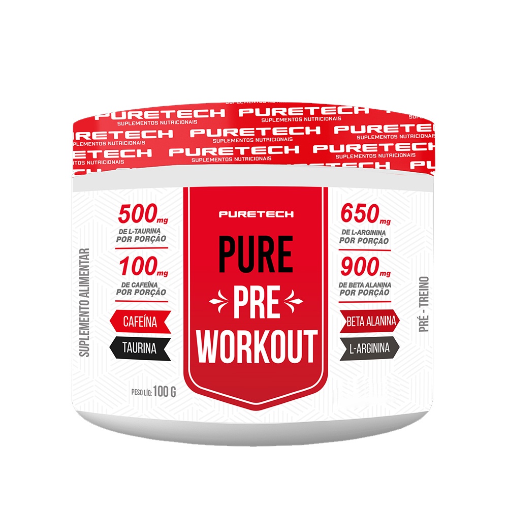 Pure Pré-Workout 100g - PureTech em Oferta na Shopee