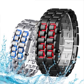 Relógio Eletrônico de Pulseira Led Watch Lava Pulseira Nova Era Pulseira Eletrônica de Corrente Casal Pulseira Eletrônica de Moda