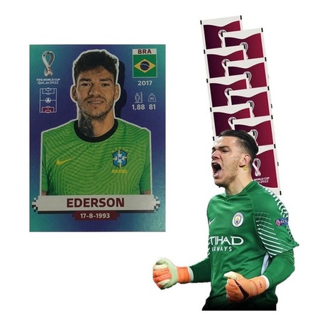 Figurinha Copa 2022 - Seleção Brasileira Jogador Ederson