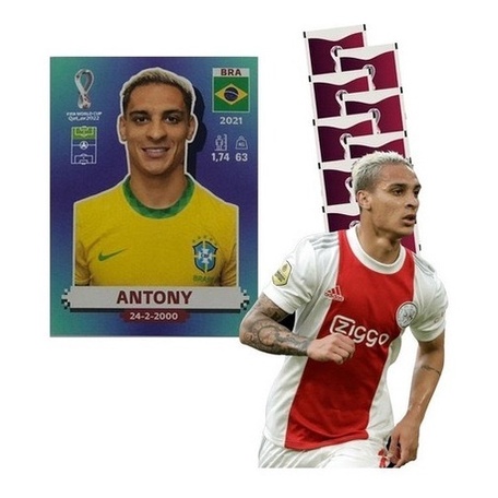 Figurinha Copa 2022 - Seleção Brasileira Jogador Antony