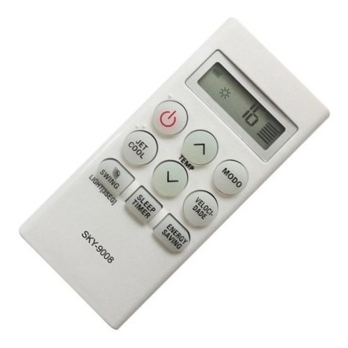 Controle Remoto Ar Condicionado Split Hi Wall Smile Frio