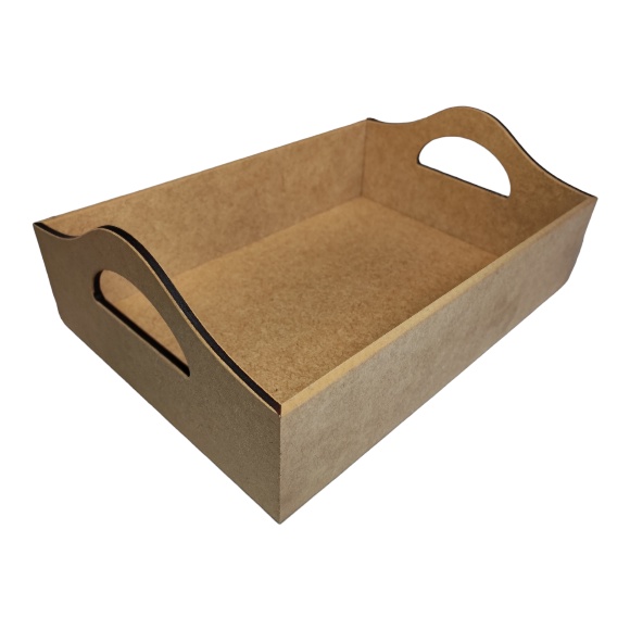 Bandeja de café da manha cesto suporte porta treco mdf 1015