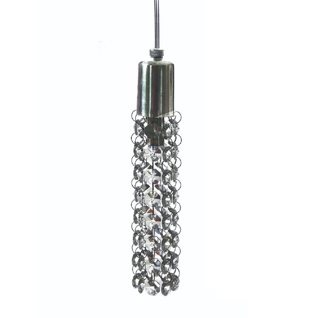 Pendente de Cristal Legitimo K9  CYT 1 Metro - Quarto Banheiro Balcão