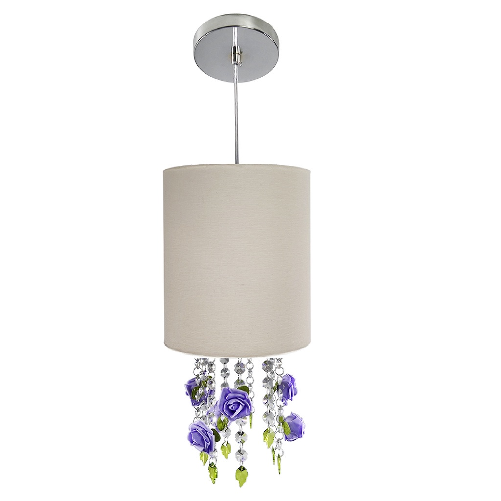 Pendente Bege FLOR Cristal Legitimo Menina - FLOR Uva