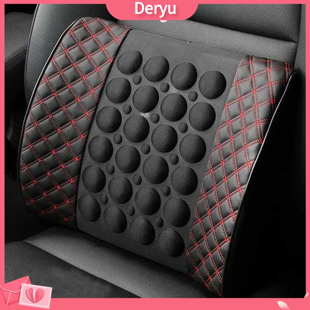 Deryu Almofada De Massagem Elétrica Para Carro / Almofada / Apoio Lombar / Massageador Para Banco De Veículos