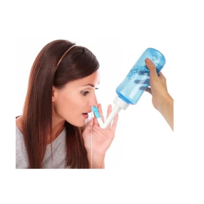 Limpeza Nasal 300ml para Crianças E Adultos Alergias Riniti sinusite