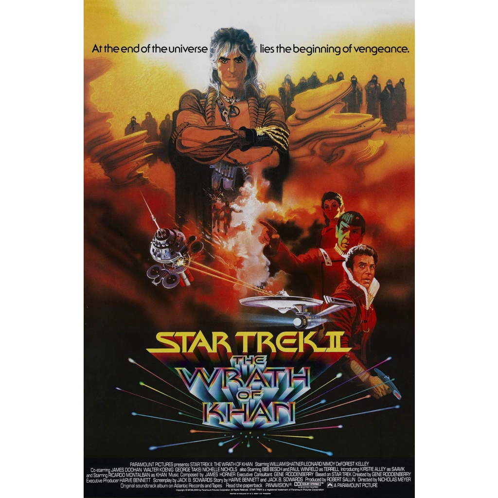 Poster Cartaz Jornada Nas Estrelas Star Trek 2 II A