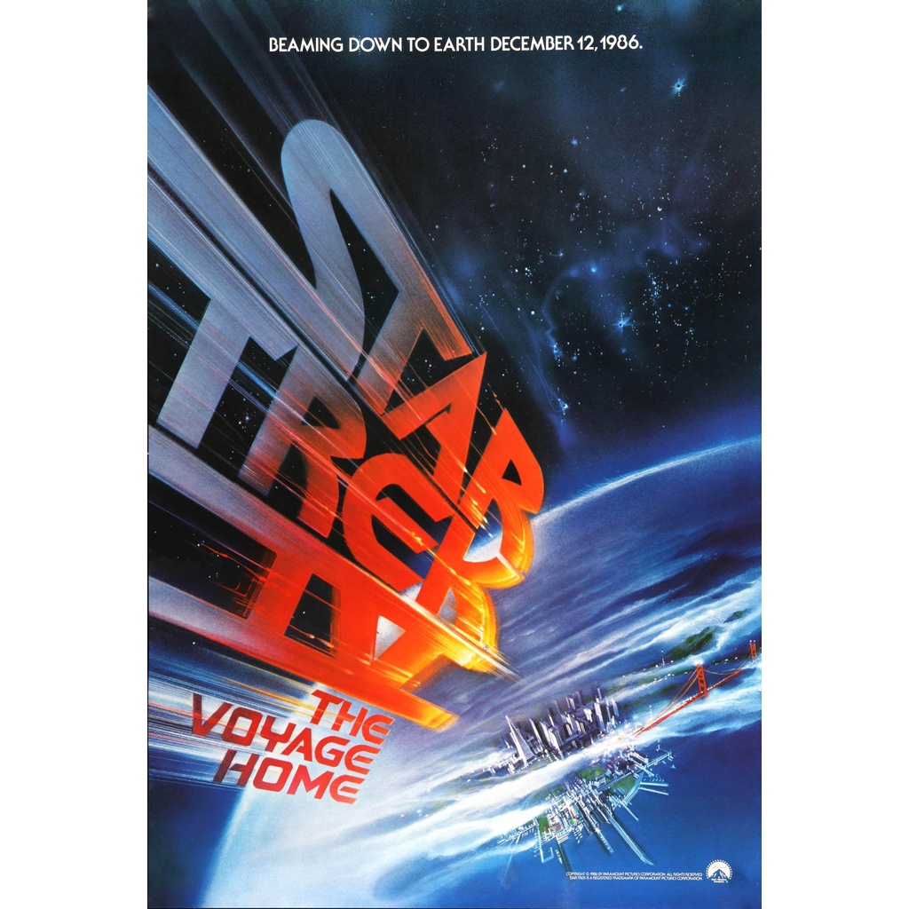 Poster Cartaz Jornada Nas Estrelas Star Trek 4 IV C