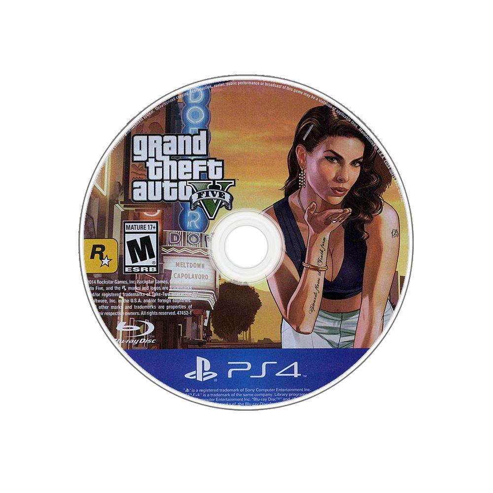 GTA V Original Ps4 - Com disco original, sem capinha. Garantia e nota fiscal