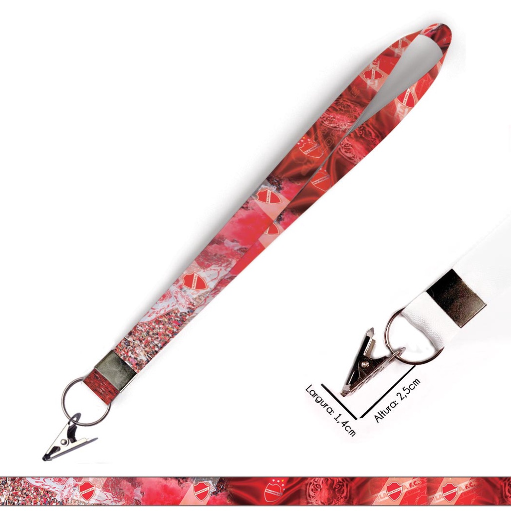 Cordão personalizado Vila Nova F.C. para Crachá com Jacaré e Argola em Oferta na Shopee