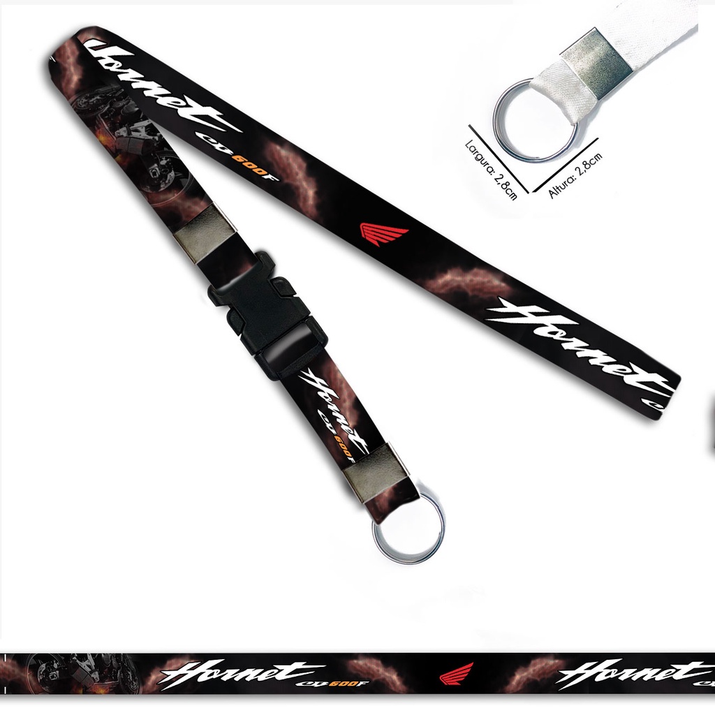 Chaveiro para Moto Hornet CB600 Honda com Argola Tradicional