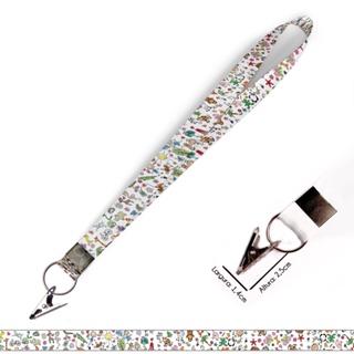 Cordão personalizado Desenhos Infantis para Crachá com Jacaré e Argola em Oferta na Shopee