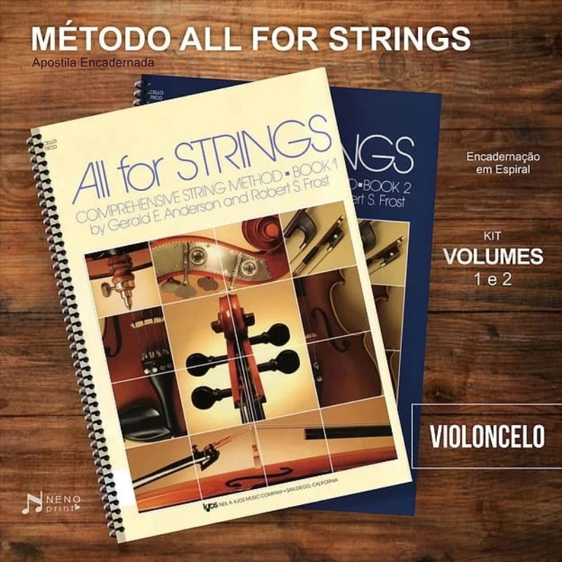Método Violoncelo - Apostila Encadernada