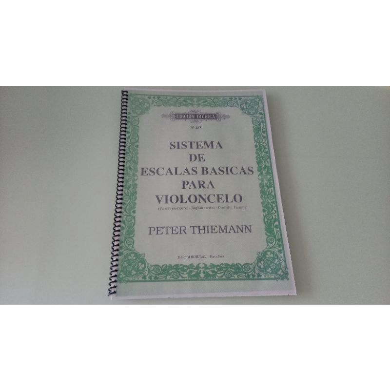 Método Violoncelo Peter Thiemann - Apostila Encadernada