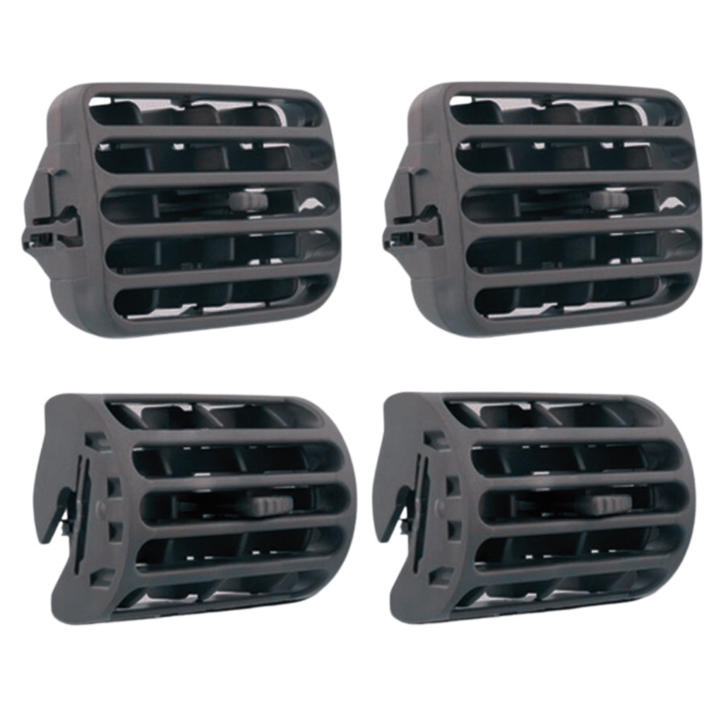 Jogo Difusores De Ar Renault Clio 2001 A 2016 Kit Grafite em Oferta na Shopee