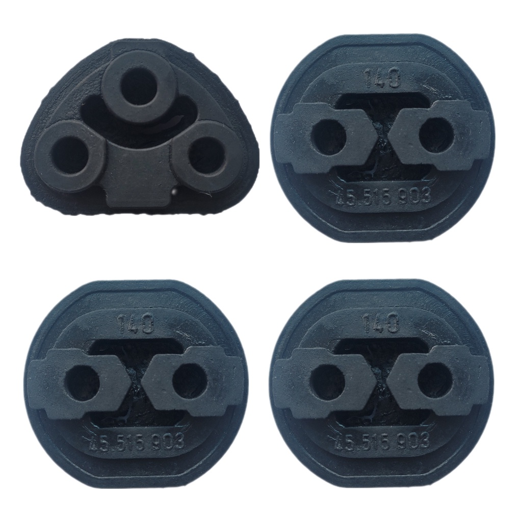 Borracha Coxim Escapamento Fiat Strada 1998 A 2020 Kit 4 Pçs