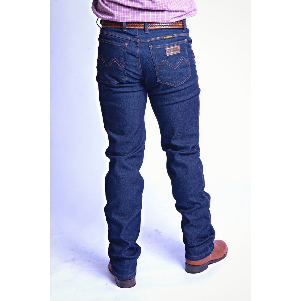 Calça Jeans Best Bull Tradicional  com Elastano para Trabalho Serviço ou Uniforme