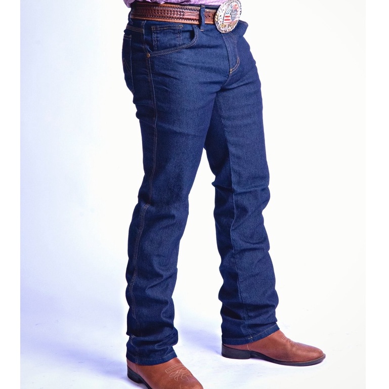 Calça Jeans Tradicional Country Masculina com Elastano Best Bull