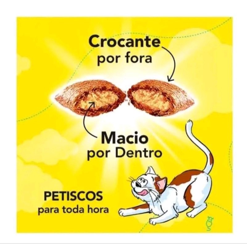DREAMIES 80G PETISCOS SABORES CARNE/SALMÃO OU MIX DE SABORES KIT 2 UN — imagem 2 de 2