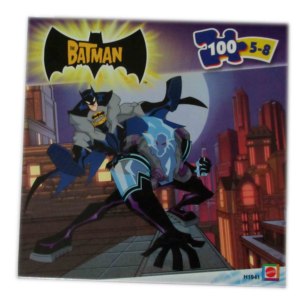 Quebra-Cabeça Puzzle The Batman - Batman Mr Freeze Senhor Frio - 100 Peças - 28,6x41,9 cm - Mattel