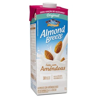 Bebida Vegetal De Amêndoa Zero Açúcar Almond Breeze 1L