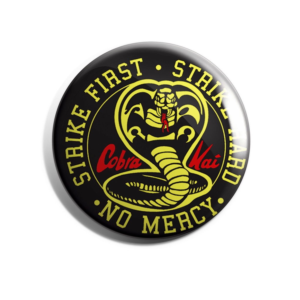 Botton  COBRA KAI 3,5 cm botom (broche alfinete)  boton de filmes e series, serie e filme