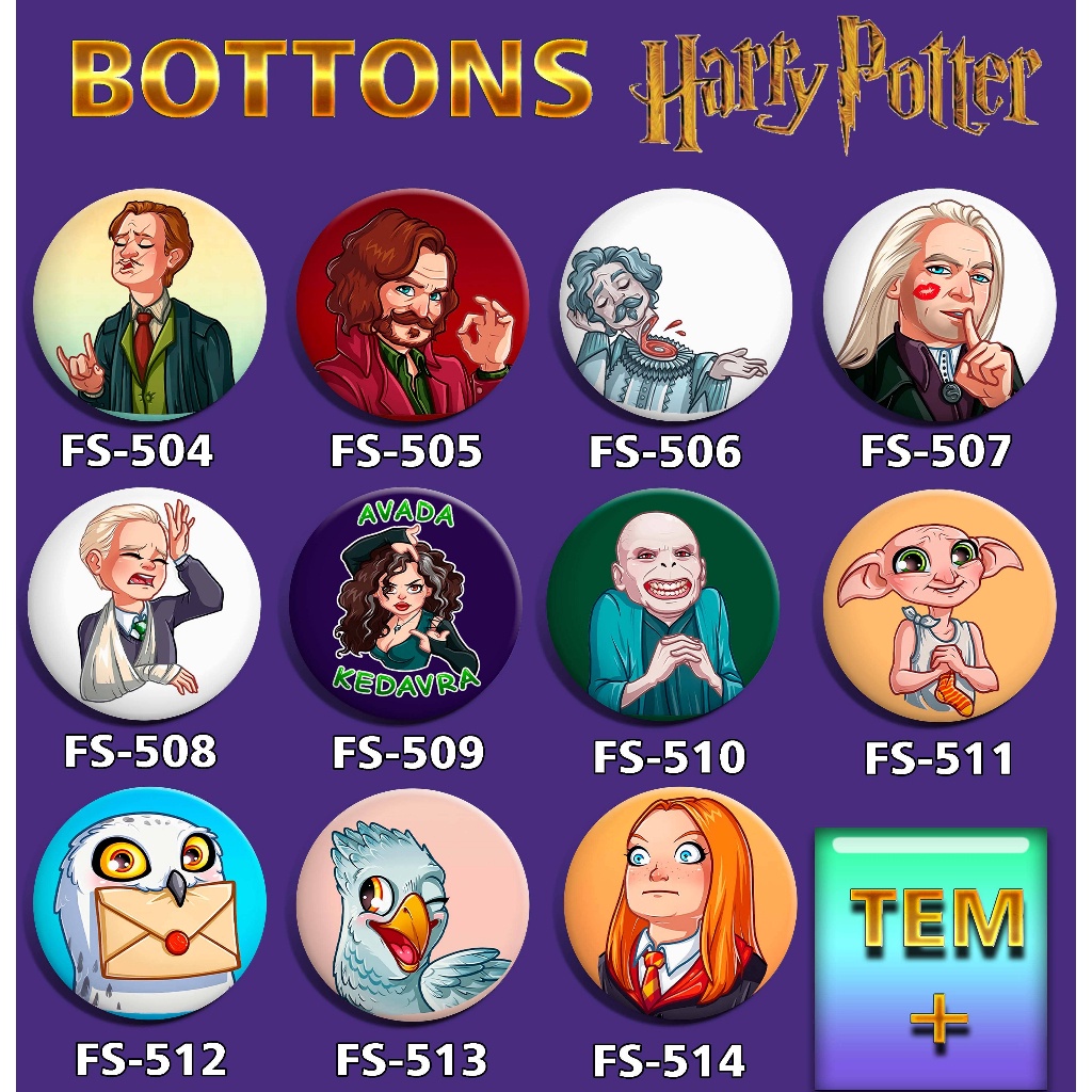Bottons HARRY POTTER "PARTE 2" botton 3,8 cm Hermione bottoms hogwarts legacy bottom para mochila da ron weasley broche alfinete Grifinoria, Bottoms grifinoria, Button Sonserina, Buttons Lufa Lufa, Botons corvinal, boton animais fantasticos e onde habitam