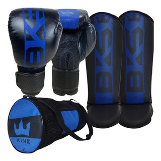 Kit Muay Thai Luva Caneleira Bolsa Profissional Bks em Oferta na Shopee