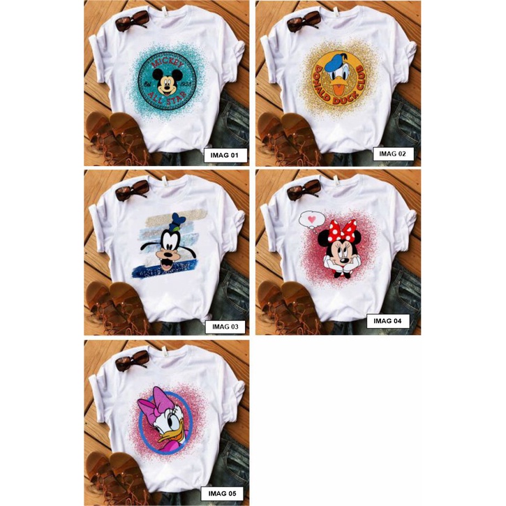 Camiseta Baby Look Estampas Femininas Moda Jovem PCKG 09 em Oferta na Shopee