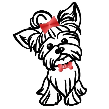 Quadro 3D Cachorro Yorkshire terrier Decoração Super Fofa Para a seu Ambiente - Home & Living